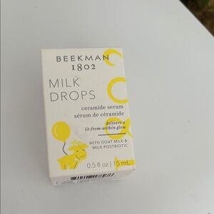 Beekman 1802 Milk Drops Ceramide Serum with Yellow Accents